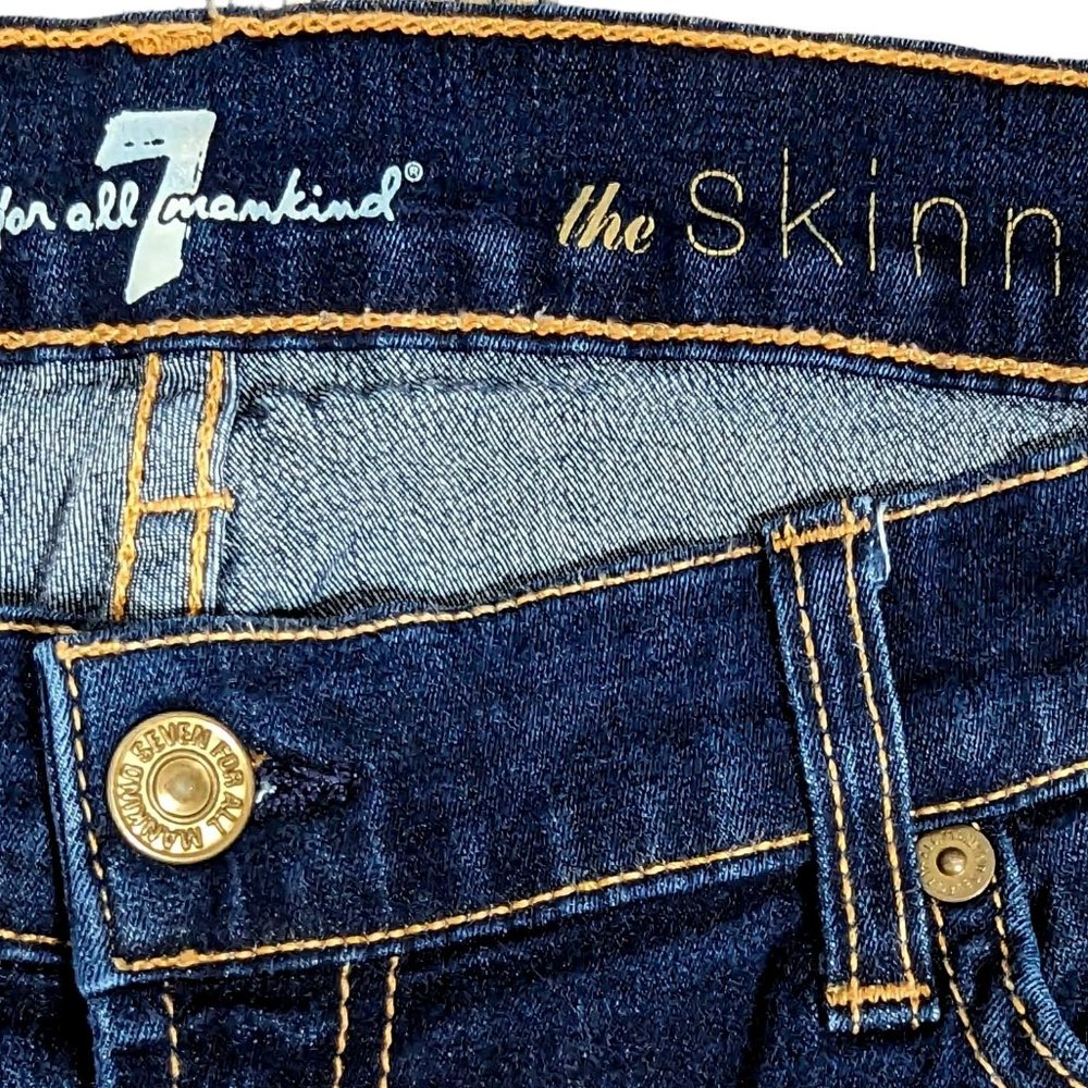 7 for all mankind 'The Skinny' Dark Wash Jeans